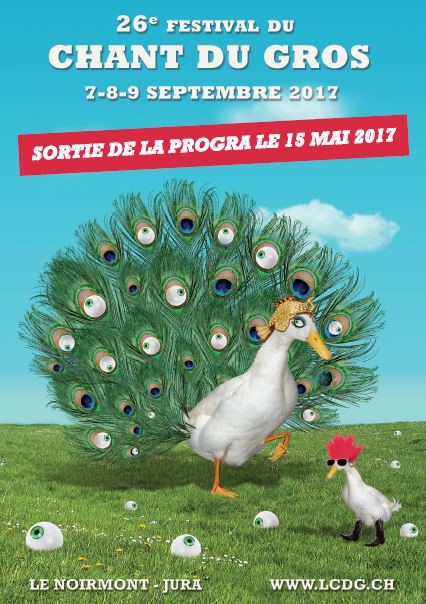 L'affiche 2017 du Chant du Gros a été dévoilée jeudi après-midi. 