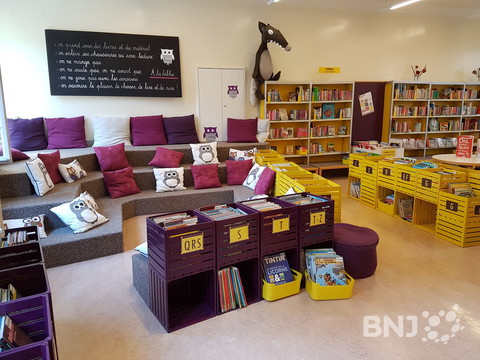 Un coin lecture pour les enfants très accueillant.