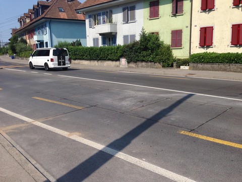 Toujours à la Route de Mâche, un capteur permanent de véchiucles (Photo LDD)