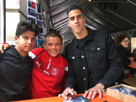 Le jeune gardien de Manchester United était de passage aux Promos du Locle.