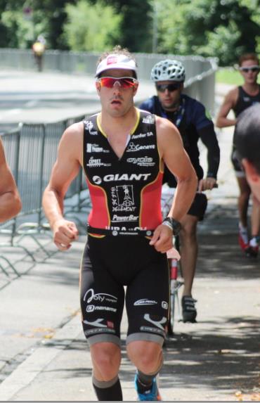 Gilian Oriet lors de l'Ironman à Zürich