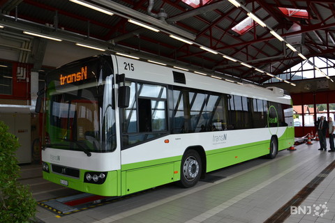 Un bus TransN s'est fait percuté par une voiture. Photo d'illustration.