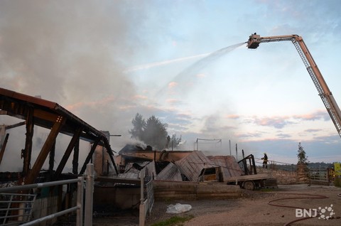 Incendie au Noirmont