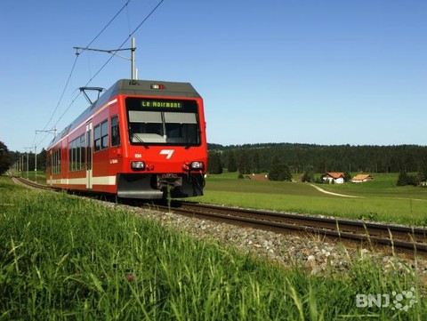 Vue d'un train CJ