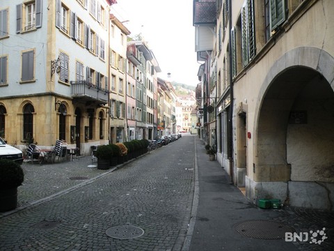 La rue Basse, à Bienne.
