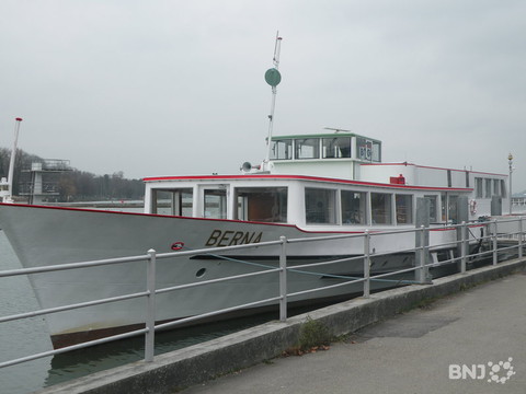 Vue d'un bateau de la SNLB
