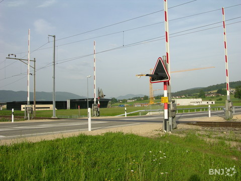 Passage à niveau de la Communance à Delémont