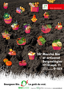 Affiche du Marché Bio 2011