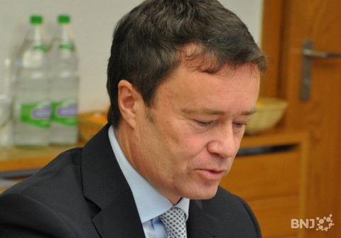 Le minstre jurassien de l'Economie Michel Probst
