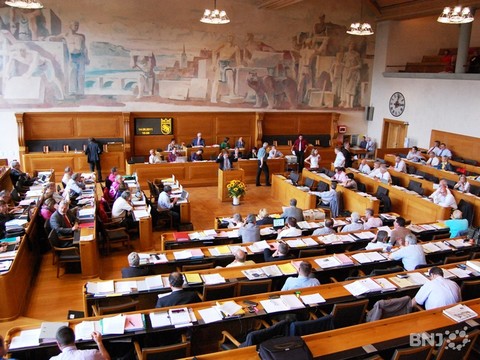 Vue de la salle du Grand Conseil