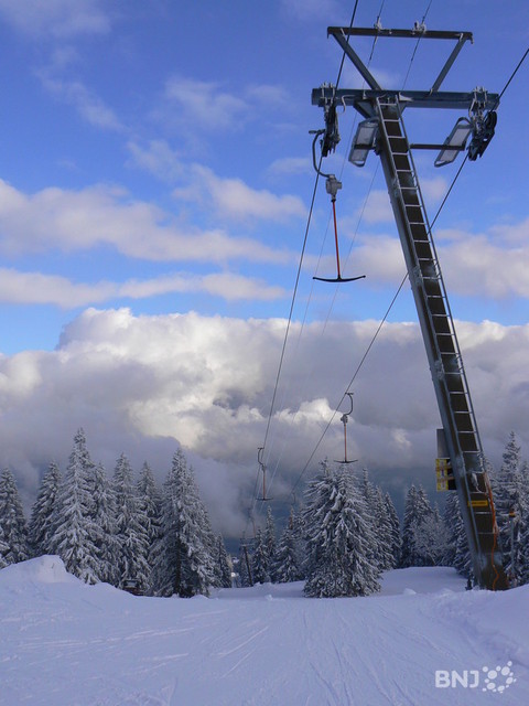 Sainte-Croix / Les Rasses, dans le Nord-vaudois, sous la neige de Noël.