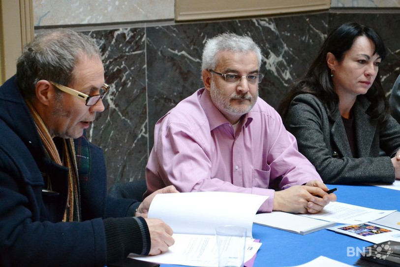 Marc Ridet, directeur de la FCMA, Jean-Pierre Veya, conseiller communal et Géraldine Savary, présidente du conseil de la FCMA