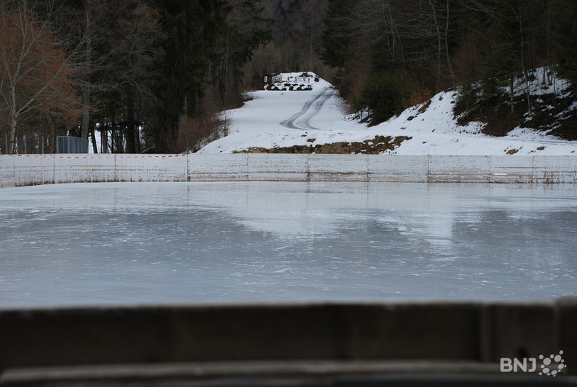 Fin de saison à la patinoire naturelle de Savagnier