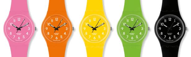 Swatch voit la vie en couleurs