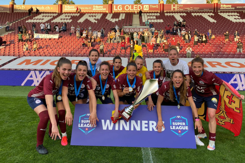 Marianne Di Pasquale a remporté la Super League féminine de football la saison dernière avec le Servette FC Chênois (photo : libre de droit).