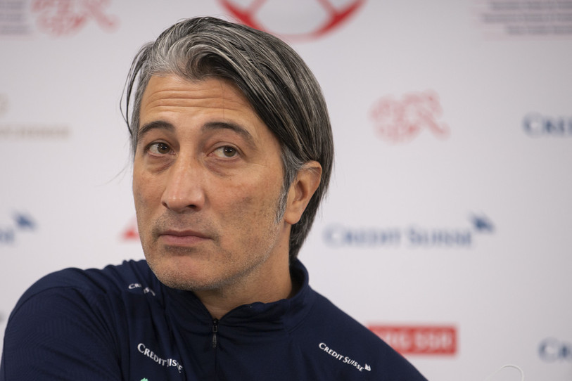 Le sélectionneur Murat Yakin aura sans doute un oeil sur le résultat de l'Italie ce lundi soir. (Photo : KEYSTONE / Ennio Leanza)