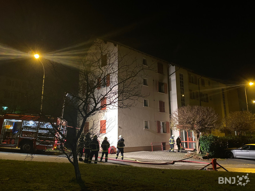 Le feu a pris dans un logement situé à l'avant-dernier étage d'un immeuble.