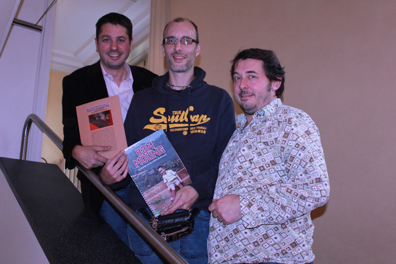 Mathias Froidevaux, Luigi Jorio, Nicolas Sjöstedt se donnent à fond dans le projet.