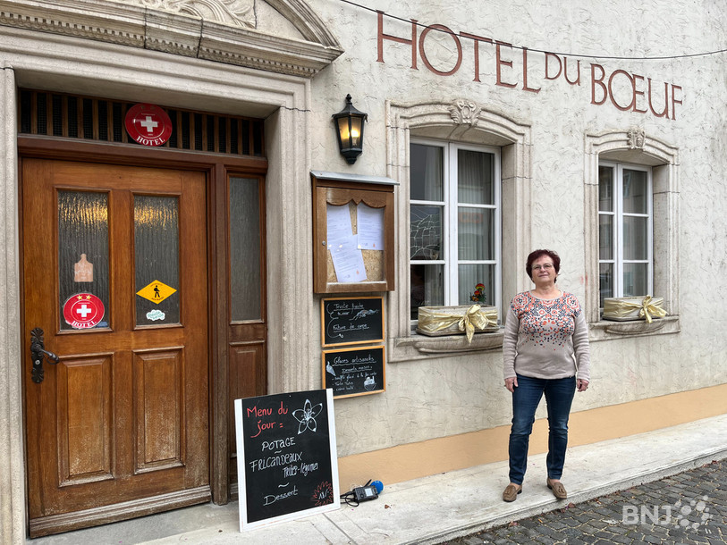 Claudine Maillat a passé 3 décennies à la tête de l'Hôtel du Boeuf à St-Ursanne.