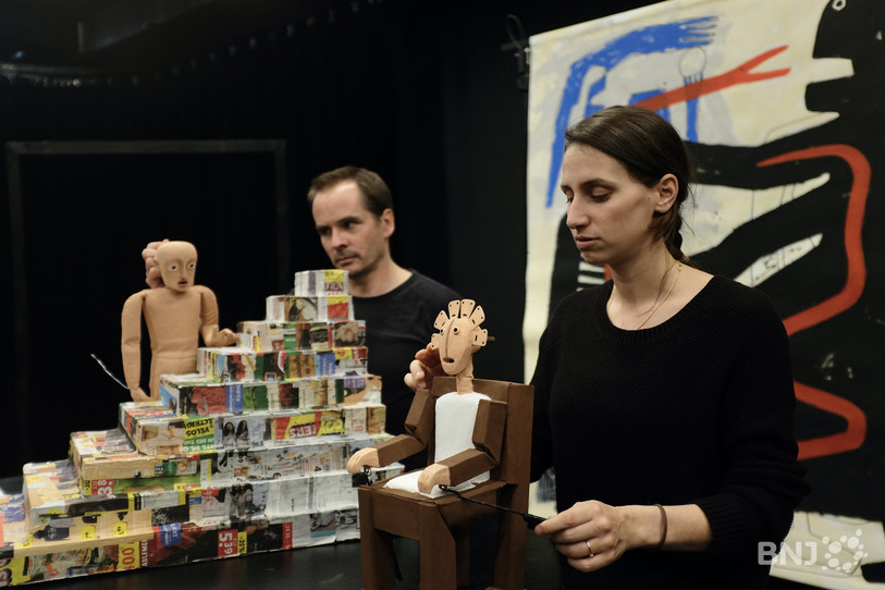 Olivier Périat et Florence Anoni en répétition