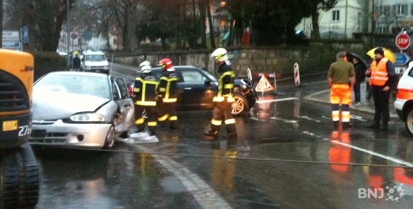 Accident de la route à Saint-Imier