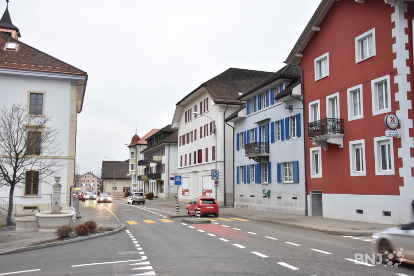  Corgémont accepte le projet d'assainissement du bâtiment de la Grand Rue 6 (en bleu sur l'image).