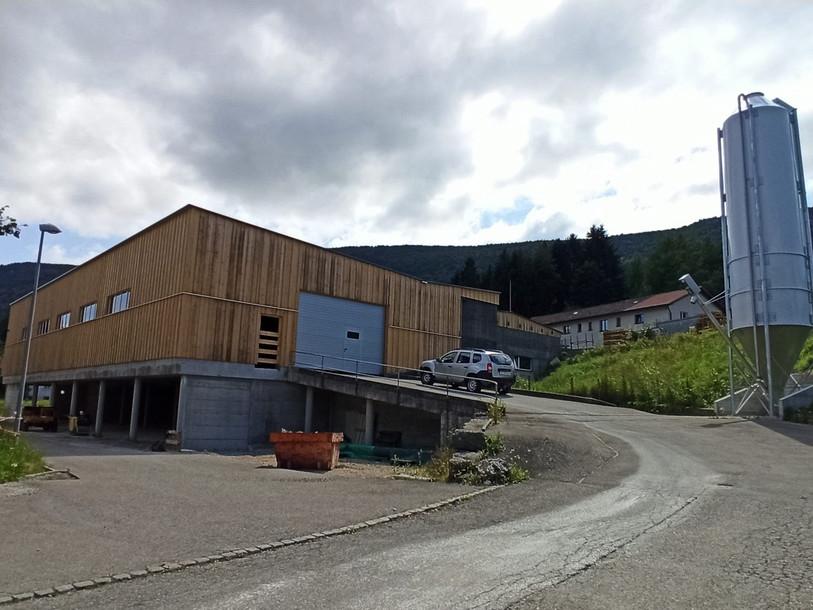 Les travaux du hangar des pompiers vont pouvoir reprendre. (Photo : Commune de Valbirse).