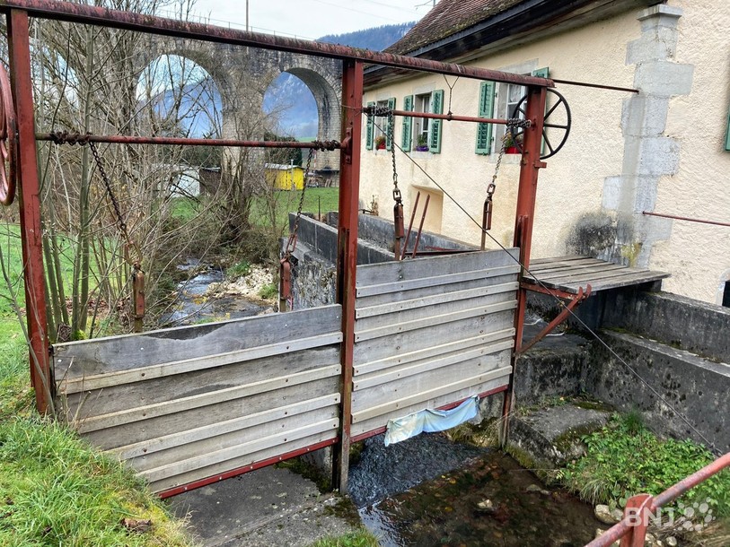 L'arrière du Martinet de Corcelles.