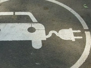 Place de parc pour véhicule électrique