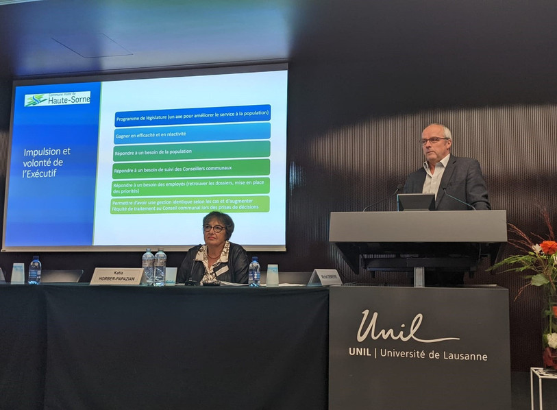 Jean-Bernard Vallat a présenté devant 200 personnes la digitalisation entreprise à Haute-Sorne.