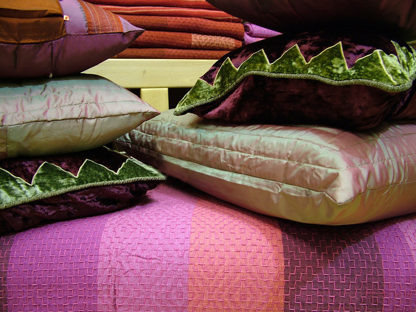 Pile de coussins
