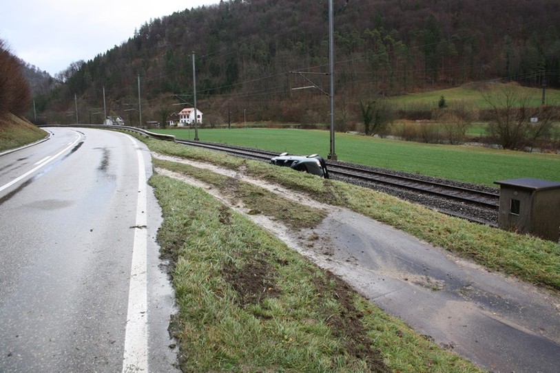Accident de la route entre Soyhères et Liesberg