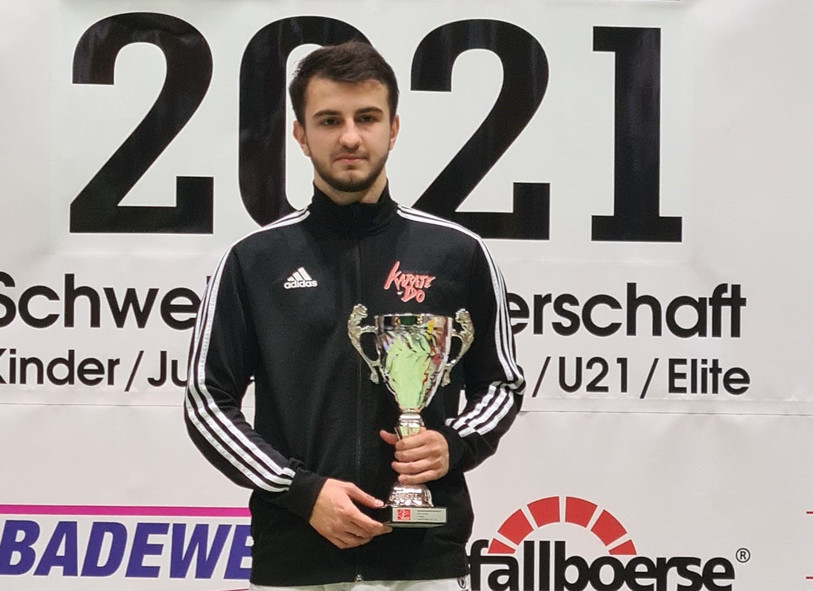 Arben Pjetraj est champion de Suisse catégories sénior et M21 -75 kg (photo : Arben Pjetraj)