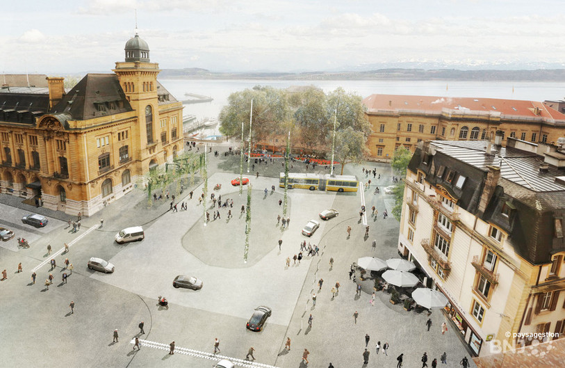 Place Numa-Droz Neuchâtel