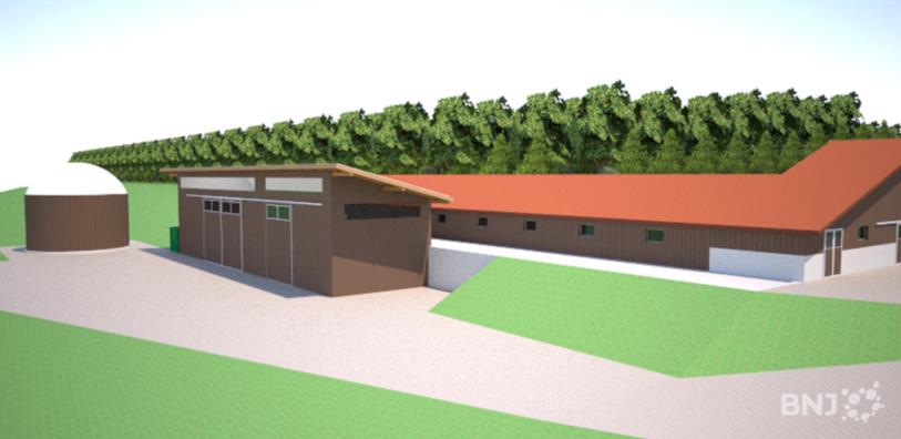 Le projet de centrale à biogaz