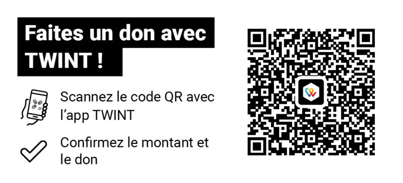 Il est aussi possible de faire un don au Téléthon par TWINT (image: Téléthon)