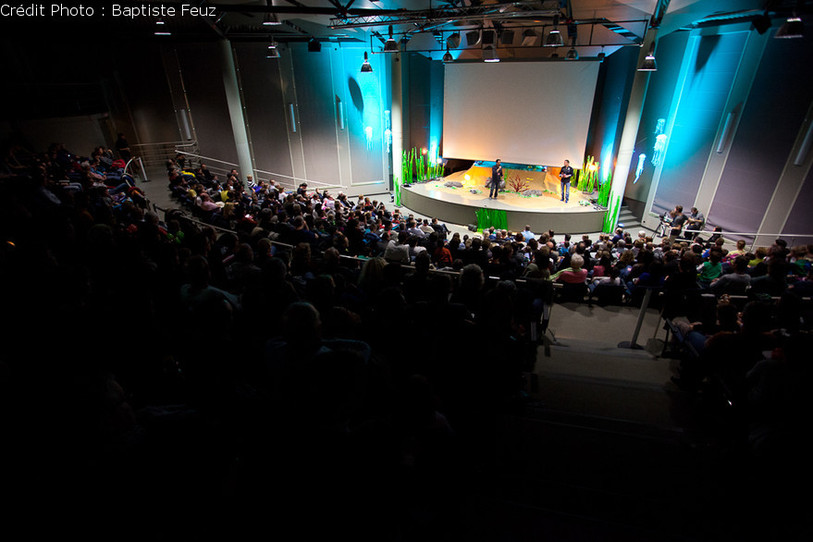 Les projections se tiennent dans l'Aula des Jeunes-Rives.