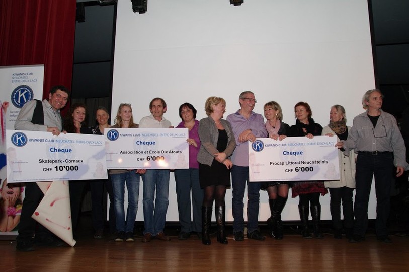 Le Kiwanis Club Neuchâtel Entre-Deux-Lacs s'est montré généreux à l'occasion de 30e anniversaire.