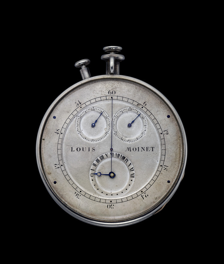 Le chornographe, ou compteur de tierces, créé par Louis Moinet en 1815-1816.