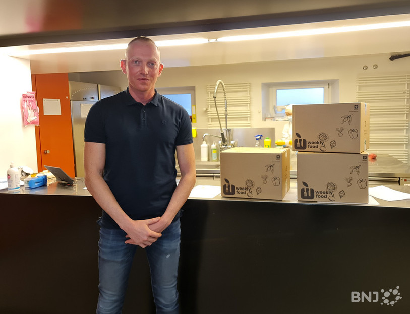 Joris Humair et son équipe produisent chaque dimanche les repas dans les cuisines que la société loue à St-Imier.