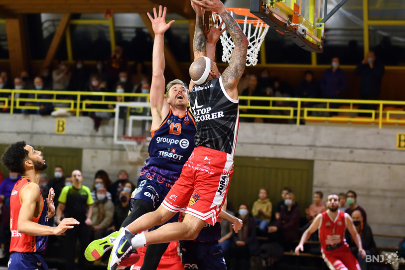 Le sursaut d'orgueil de Brent Jackson en 2e mi-temps n'a pas suffi au BC Boncourt (photo : Georges Henz).