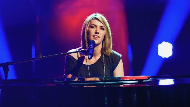 Angie Ott lors de l'émission The Voice of Switzerland