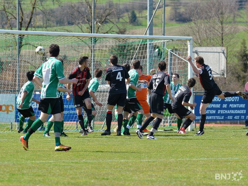 Olivier Gschwind ouvre le score pour le FC Porrentruy