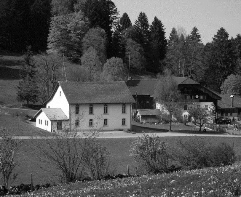 Le Jean Guy entre Tramelan et Corgémont, chapelle et Archives mennonites.