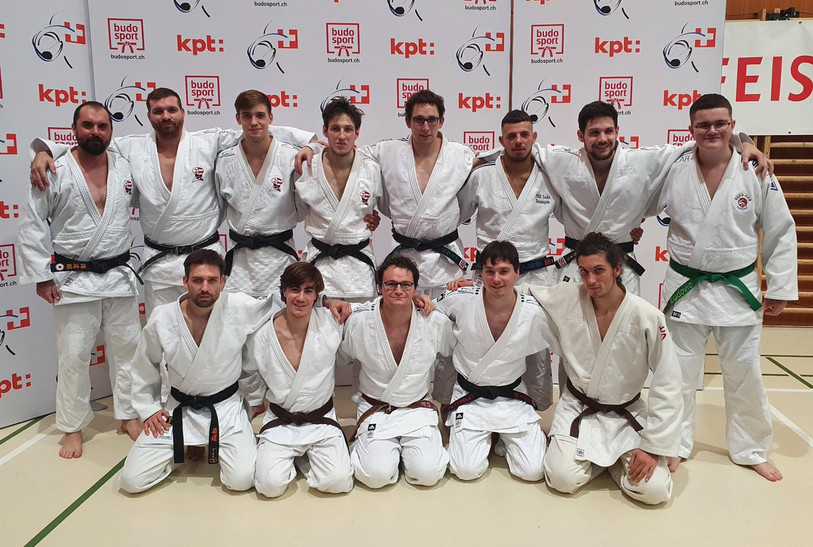 L'équipe de Judo Jura à la Swiss Cup à Neuchâtel. (Photo : Judo Jura)
