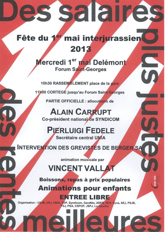 Programme 1er mai