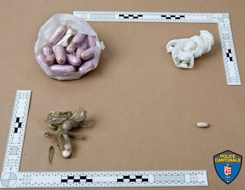 Les substances saisies par les forces de l'ordre (photo: Police cantonale jurassienne)