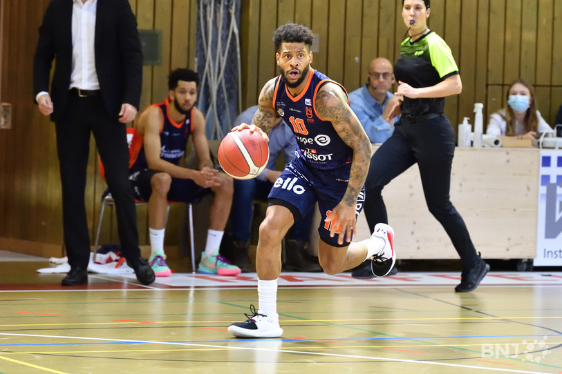 Bryan Colon, meilleur marqueur de son équipe et auteur de 26 points face au BBC Nyon (photo : Georges Henz).