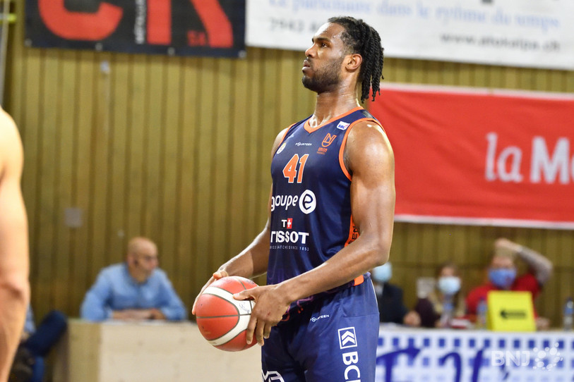 Daniel Giddens, 14 points, a aussi livré un bon match (photo : Georges Henz).