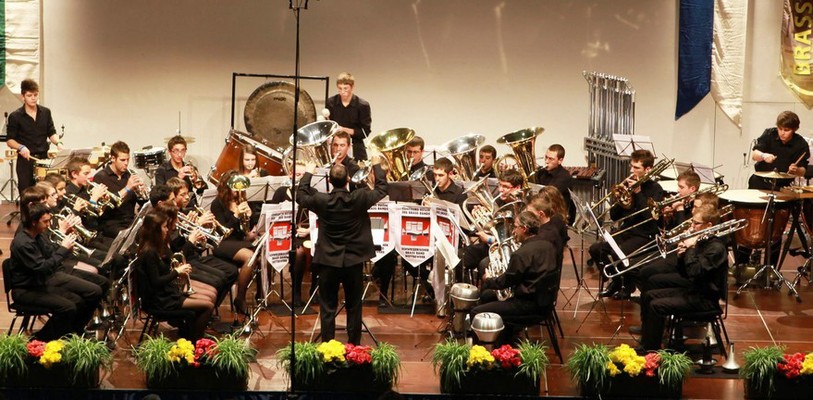 La formation B de l'ECJ au Concours Suisse des Brass Band à Montreux [photo: ECJ]